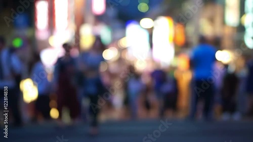 Wallpaper Mural Crowds of Japanese and tourist at night walking at Takeshita street, Harajuku, Tokyo, Japan.  Torontodigital.ca