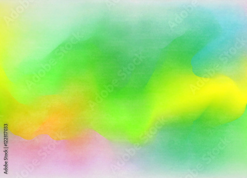 Abstract colorful watercolor background. Digital art painting