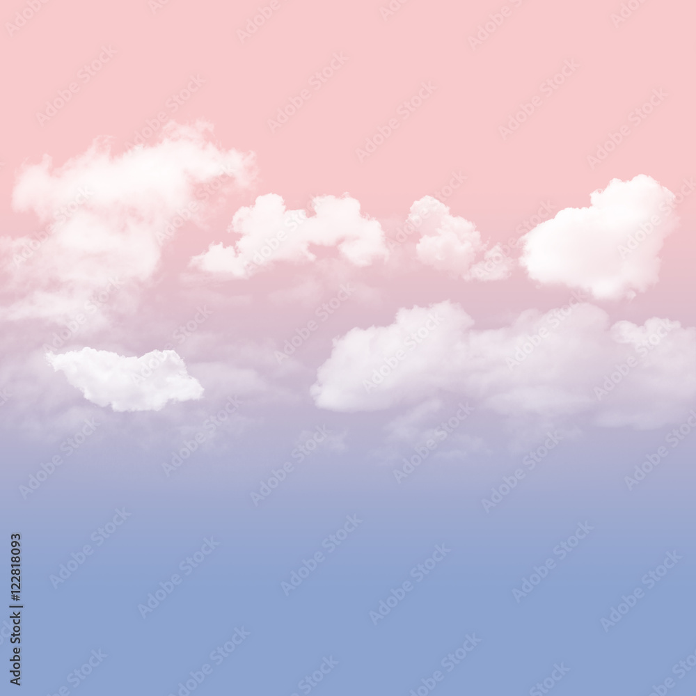 Rose Quartz and serenity tone sky with cloudy Rose Quartz and serenity tone sky with cloudy