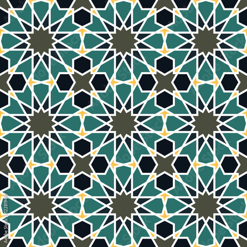 Seamless pattern in Moroccan style
