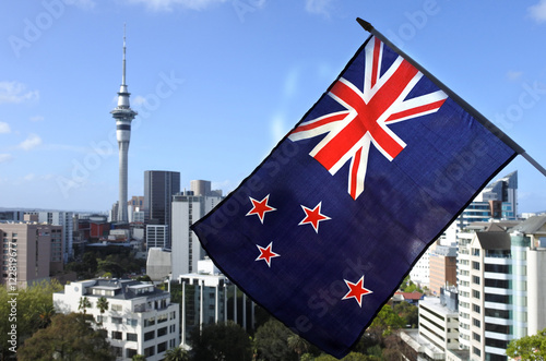 Canvas Print New Zealand National flag