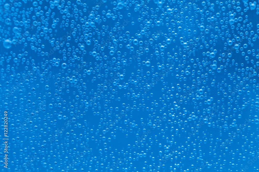 Fototapeta premium Blue bubbles background