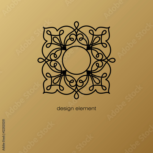 Vector icon frame to create a logo.
