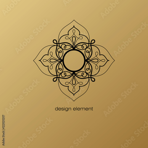 Vector icon frame to create a logo.
