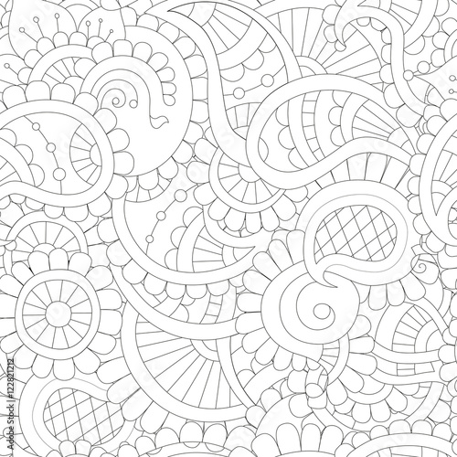 Paisley seamless pattern