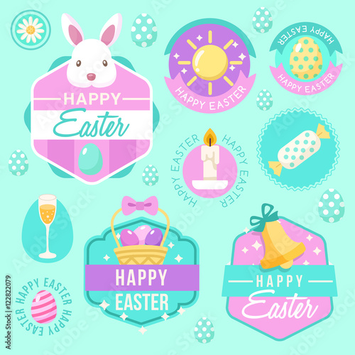 Happy Easter Elements : Vector Illustration