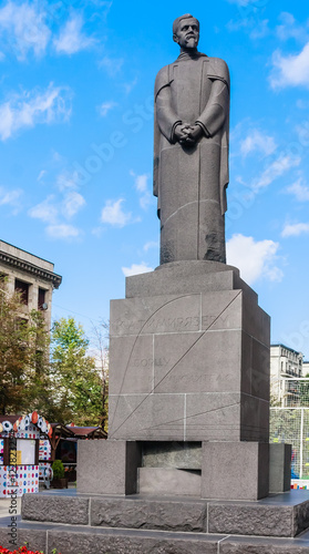  Monument to Russian scientist, naturalist Timiryazev at Tver Boulevard. Moscow