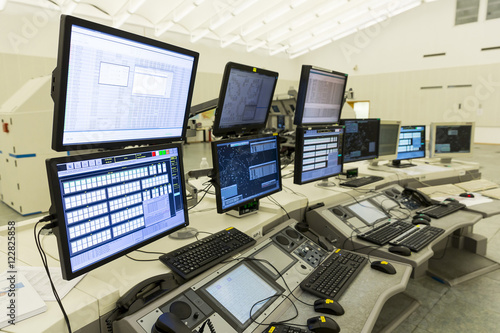 Canvastavla Air Traffic Services Authority control center no people