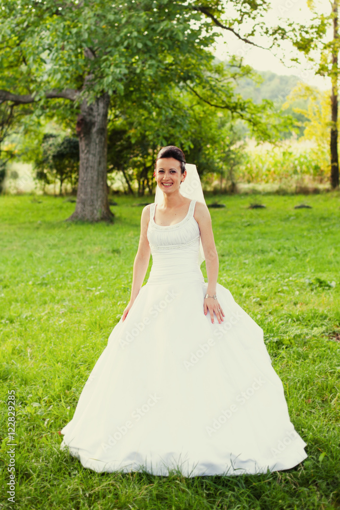  Bride in garden