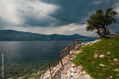 Tableau sur toile Adriatic Sea, Cres Island, Croatia