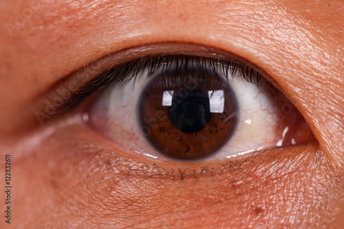 Eye of a Asian man
