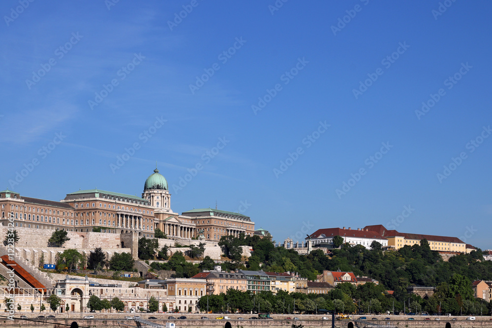 Royal castle Budapest cityscape Hungary