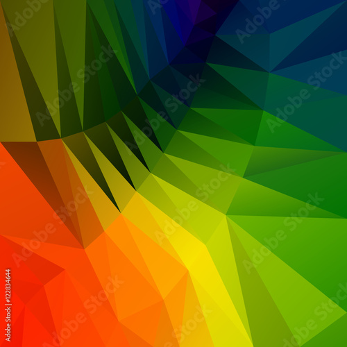 Colorful polygonal abstract background
