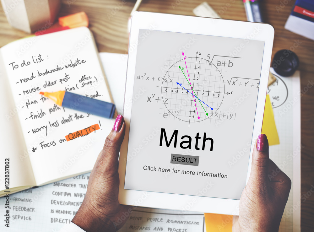 Math Mathematic Education Knowledge School Concept Math Mathematic Education Knowledge School Concept