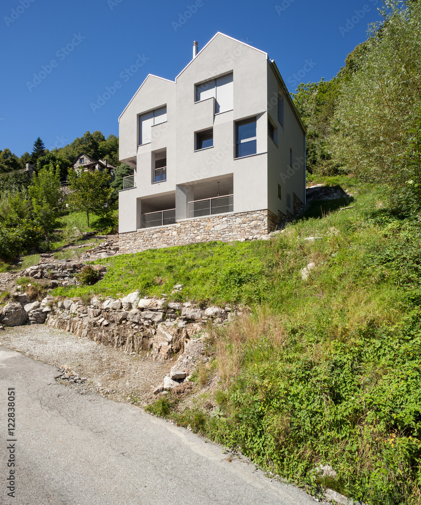 Architecture modern design, villa, day scene Architecture modern design, villa, day scene