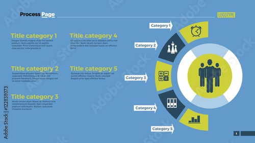 Semicircle Diagram Slide Template
