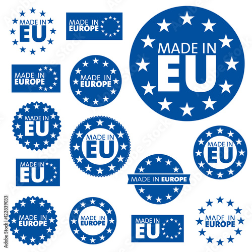 Made in European Union labels