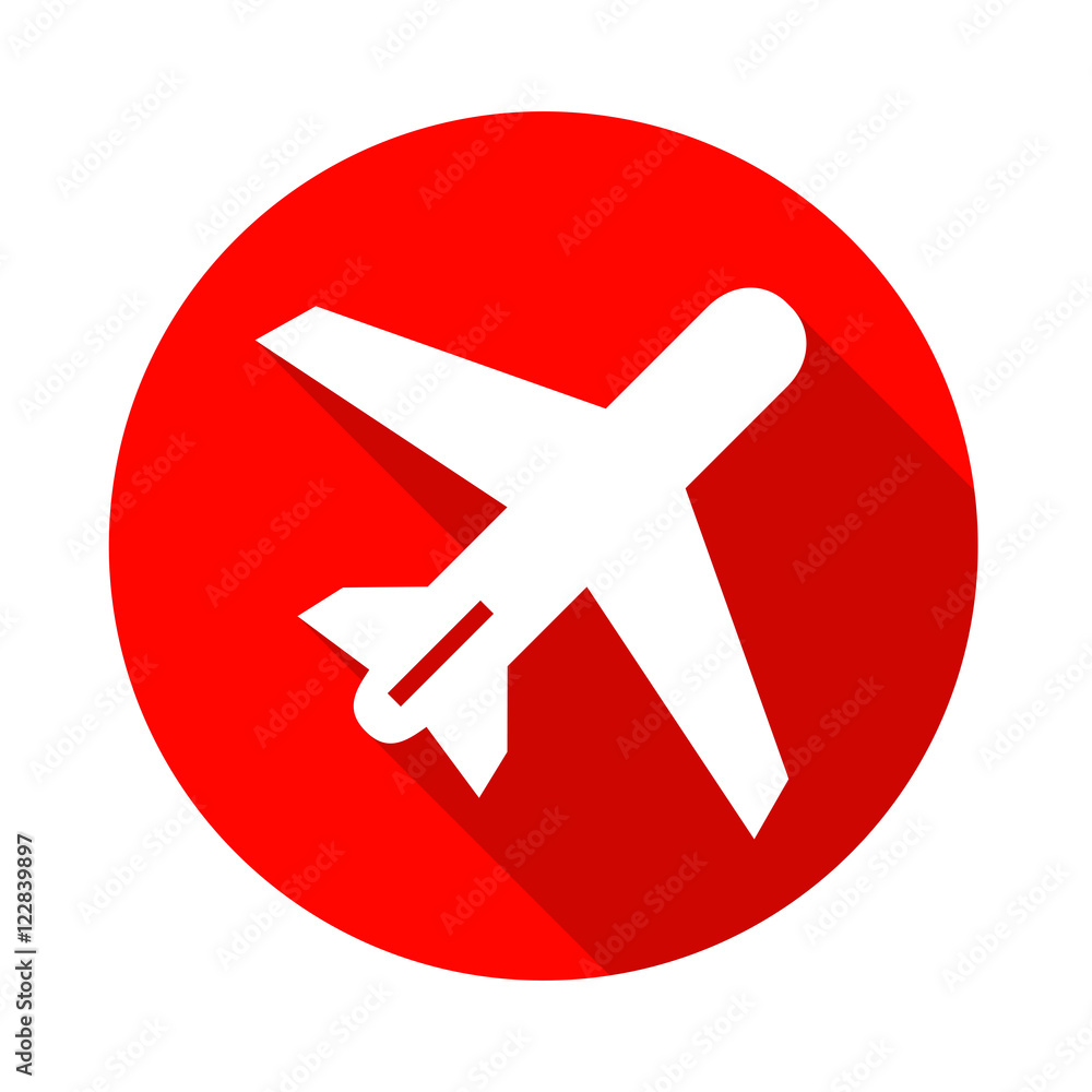 Fototapeta premium Long Shadow Flugzeug