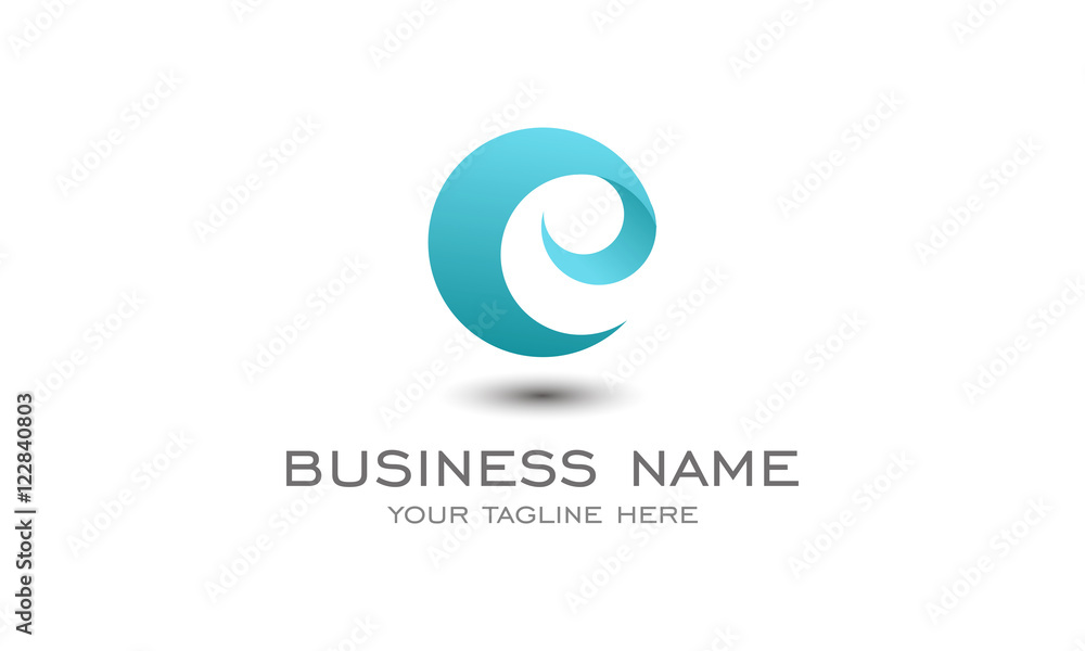 Letter E logo icon design template elements. Vector color sign