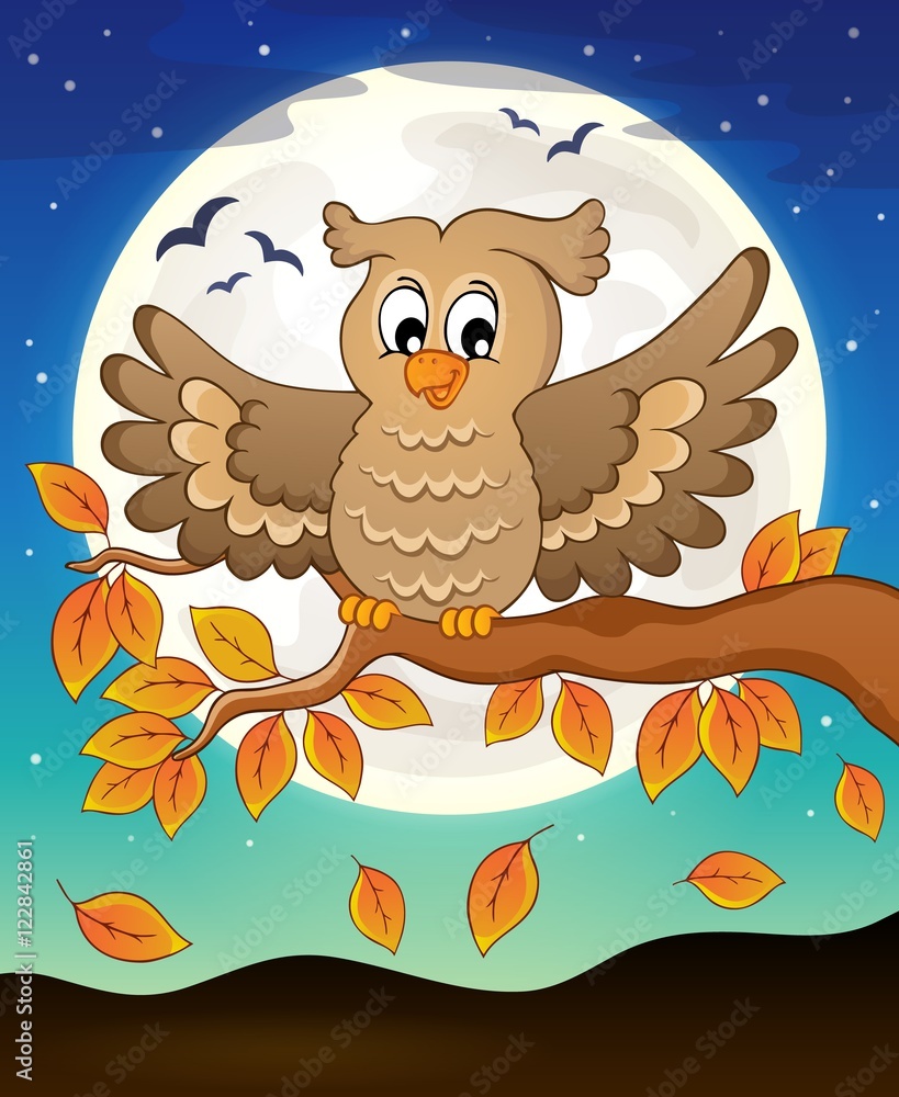 Fototapeta premium Owl topic image 5