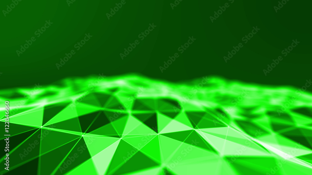 Obraz premium fire abstact green background . Explosion color