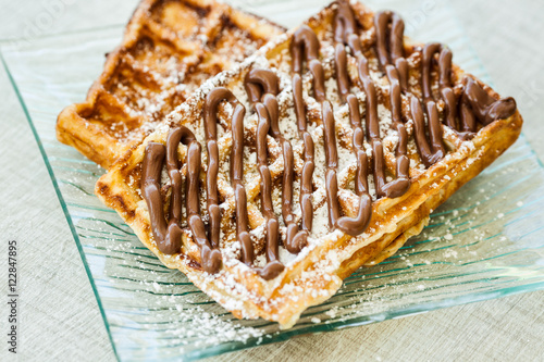 gaufre maison pour un gouter gourmand photo