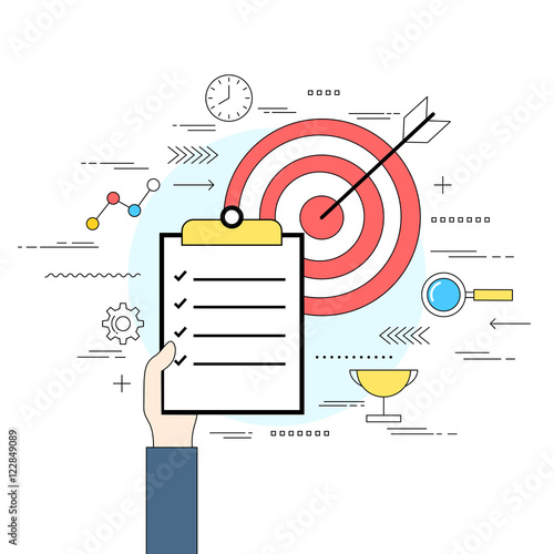 Business analysis and evaluation concept photo