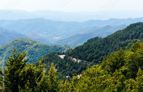 Green hills in Tuscany, Italy