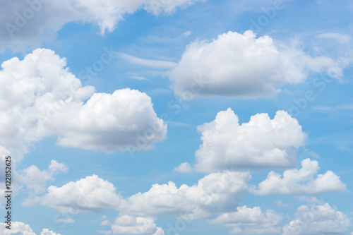 Blue sky with clouds