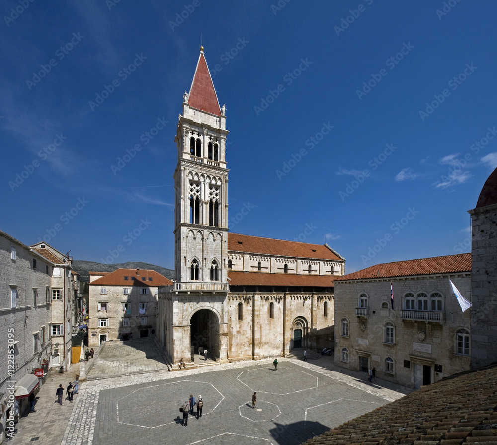 Chatedral of Saint Lawrence on Trogir's main square