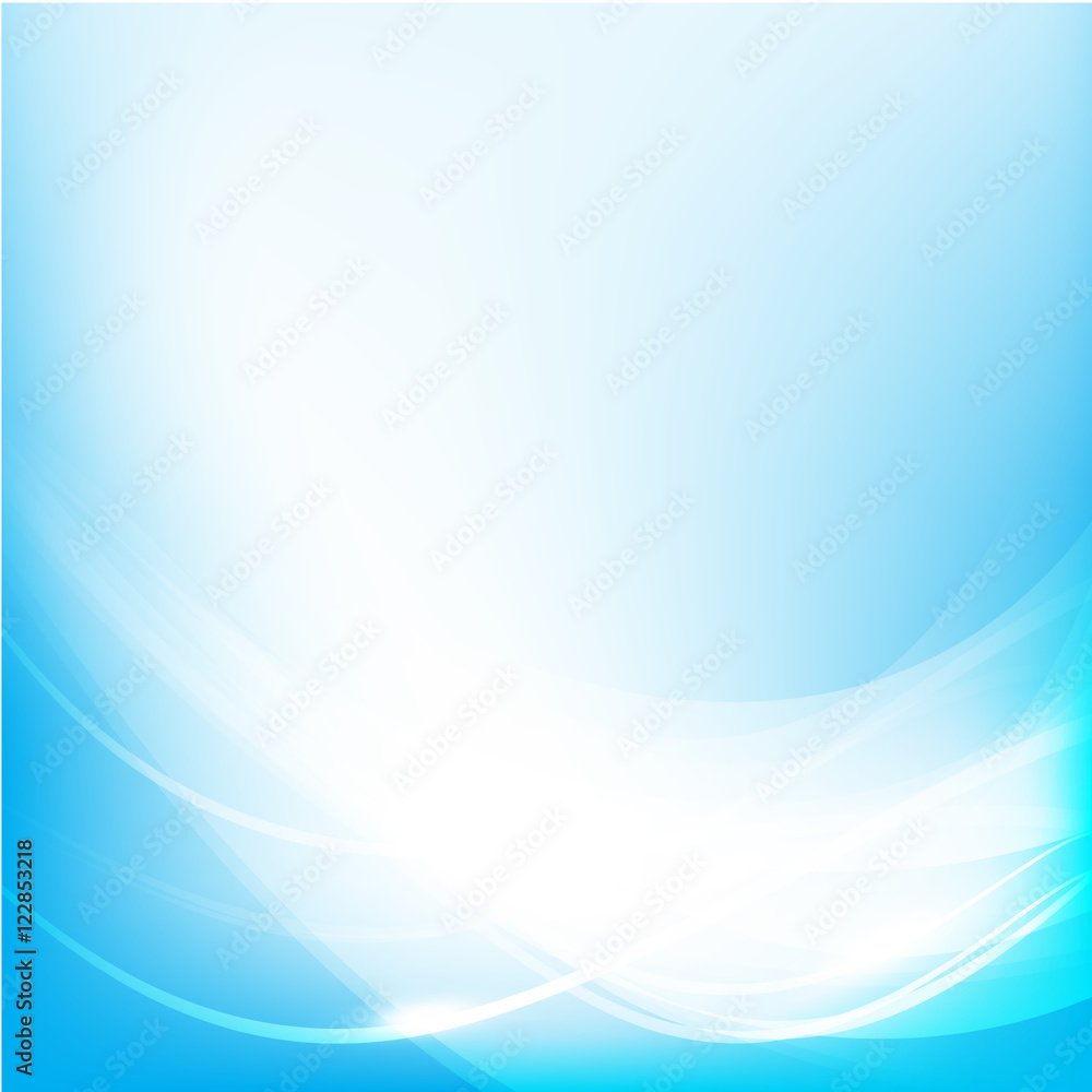 Abstract background blue wave curve and lighting element vector Abstract background blue wave curve and lighting element vector