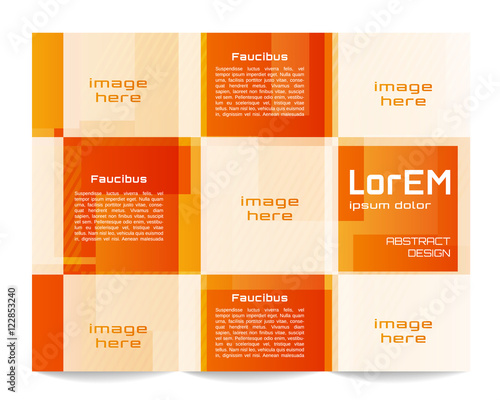 Tri-fold brochure template