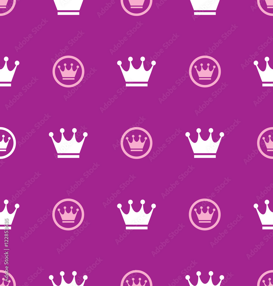 Princess Seamless Pattern Background Vector Illustration Princess Seamless Pattern Background Vector Illustration