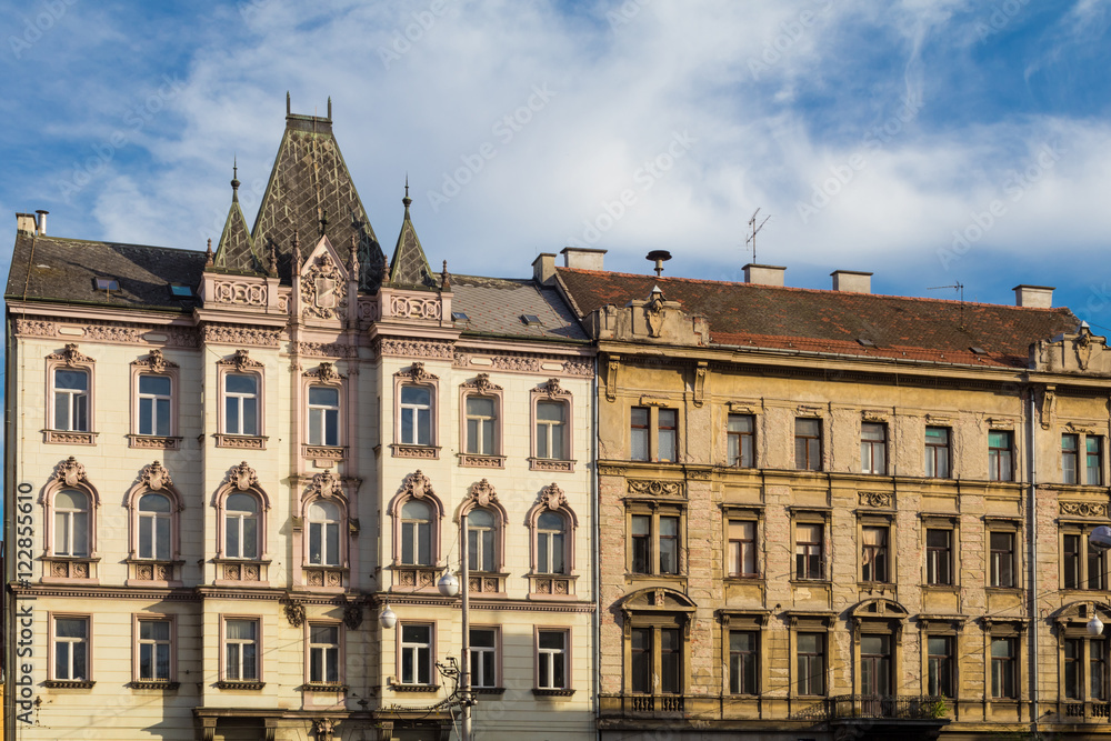 Obraz premium architecture of Zagreb. Croatia.
