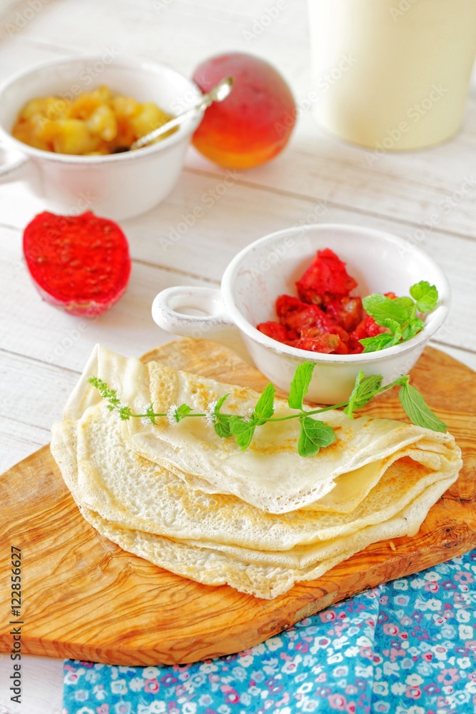 Egg less crepes Egg less crepes