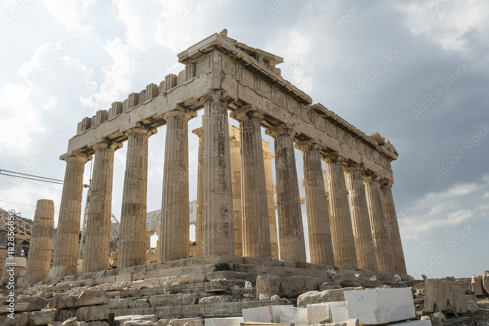Obraz premium Partenon na Akropolu w Atenach, Grecja