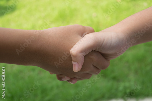 children holding hands © kmmind