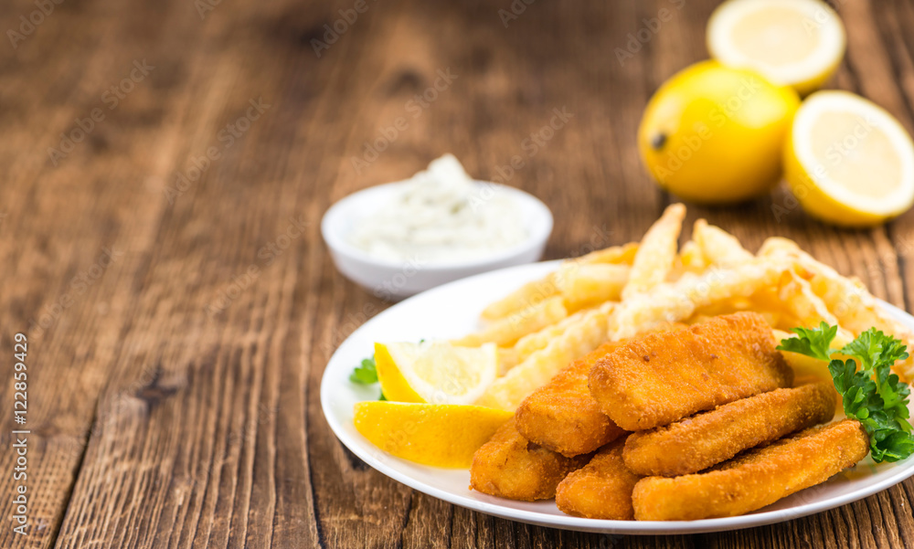 Fish Fingers (selective focus) Fish Fingers (selective focus)