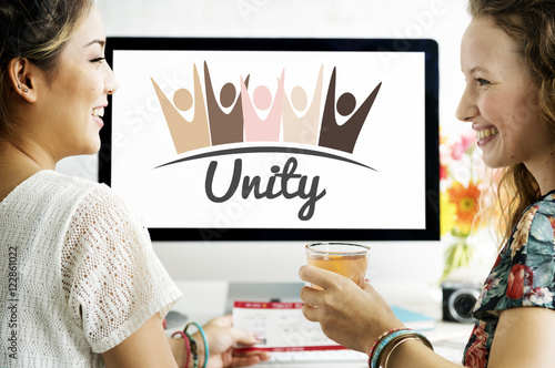 Diversity Nationalitise Unity Togetherness Graphic Concept photo