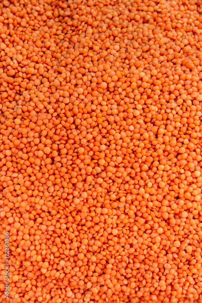 Pile of red lentil Pile of red lentil