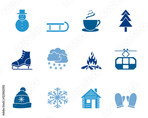 Winter Iconset - Eisfarben