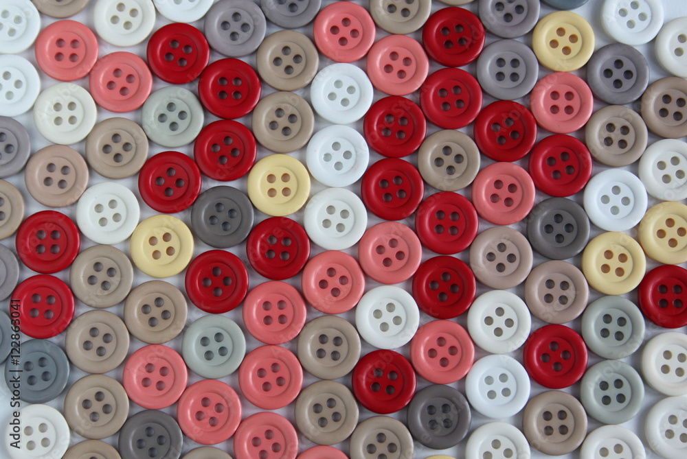 Collection of buttons of different colors Collection of buttons of different colors