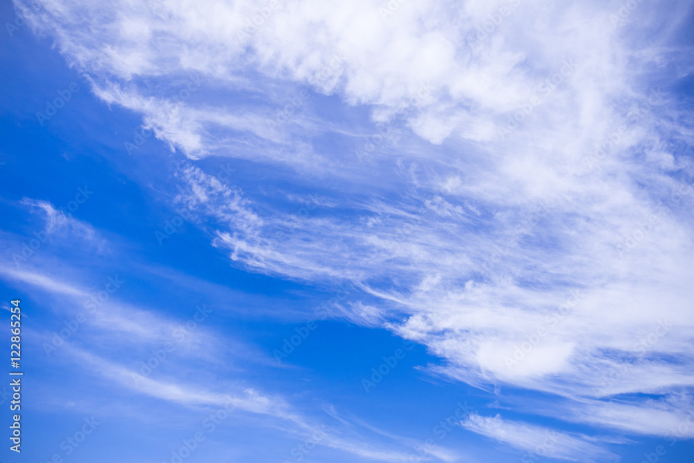 Blue sky background with cloud (cirrus) Blue sky background with cloud (cirrus)