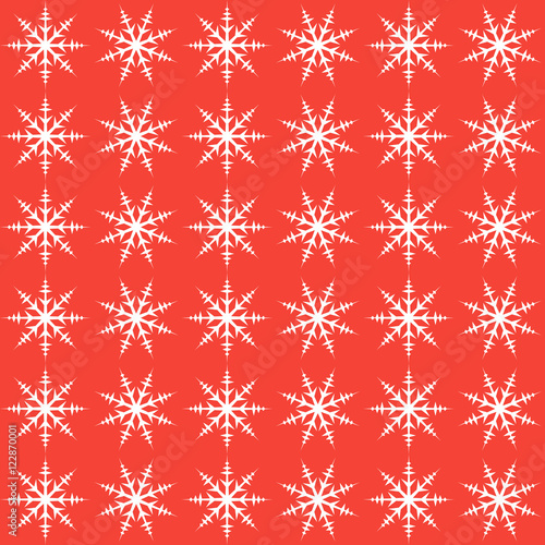 Seamless New year pattern. Snowflakes in vector.