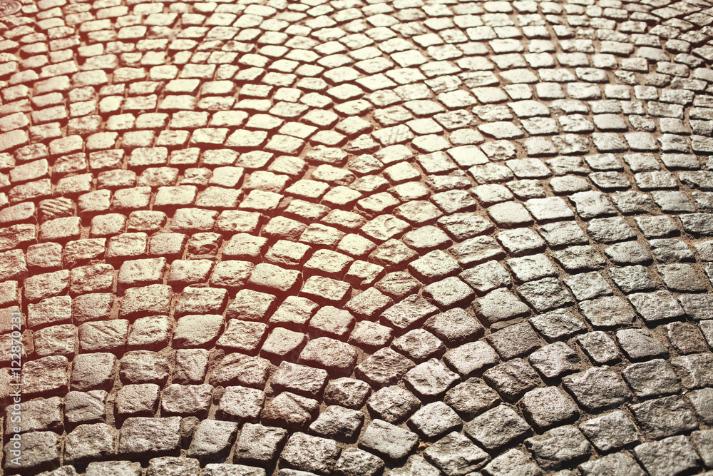 Perfect cobblestone streets of the city. Perfect cobblestone streets of the city.