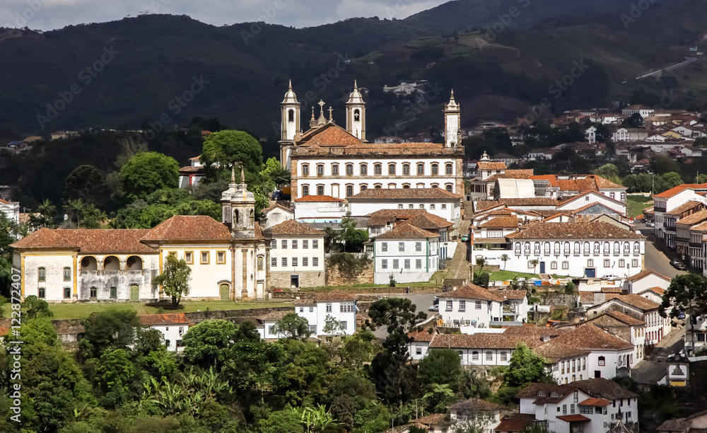 Blick auf Ouro Preto, Brasilien