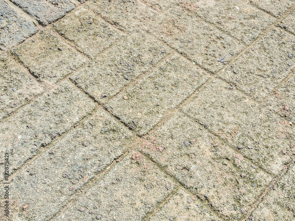 Obraz premium Abstract grid tiles concrete pattern floor
