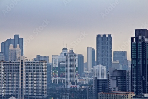 Bangkok Skyline city office building cityscape