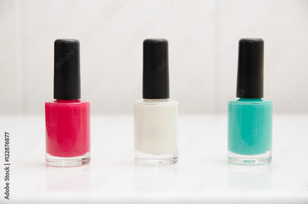 Bottles of nails polish Bottles of nails polish