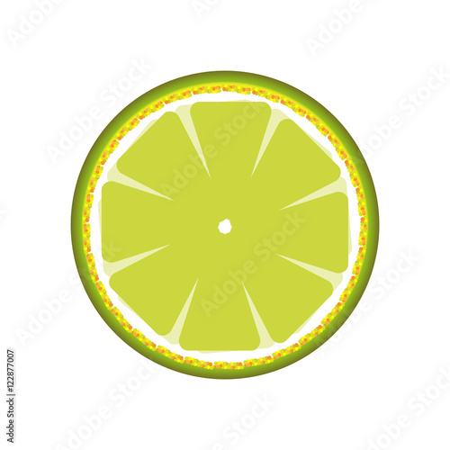 Lime abstract sign pattern